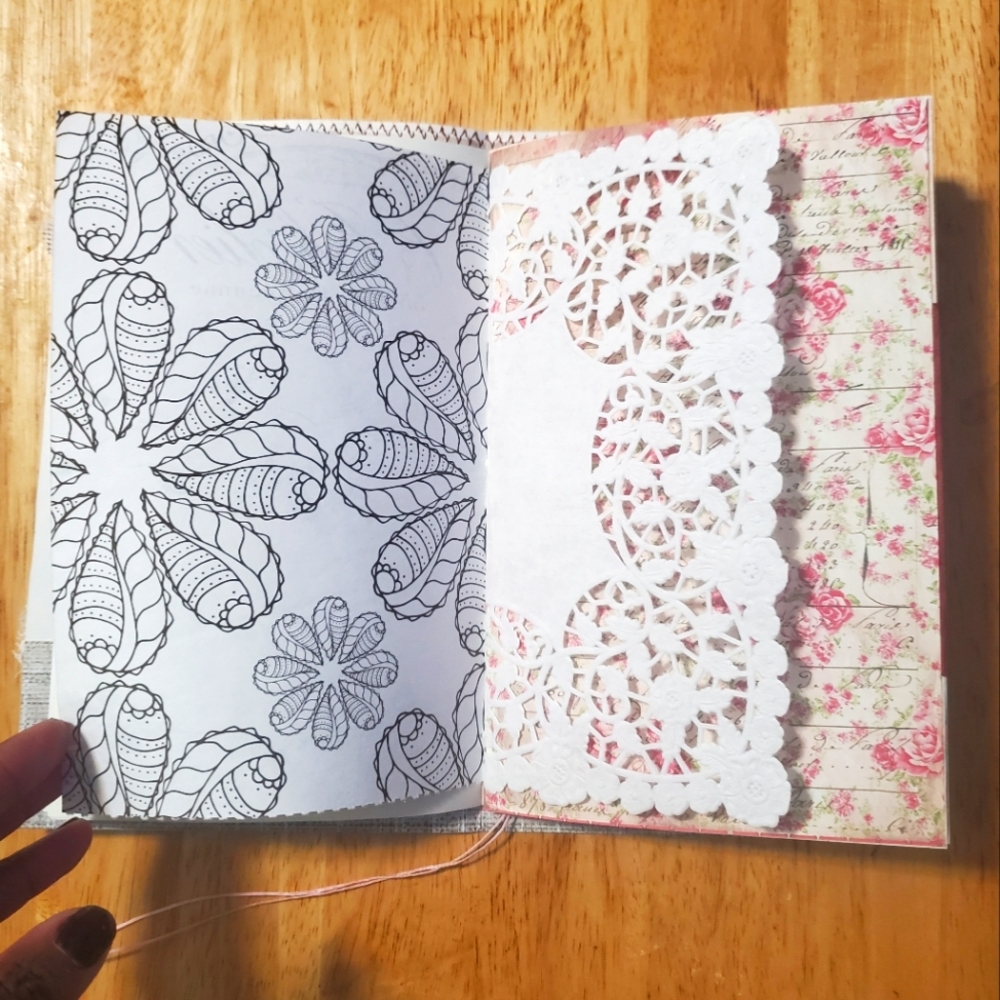 🙏 HAND CRAFTED Junk journal scrapbook photo album notebook journal - Picture 6 of 11